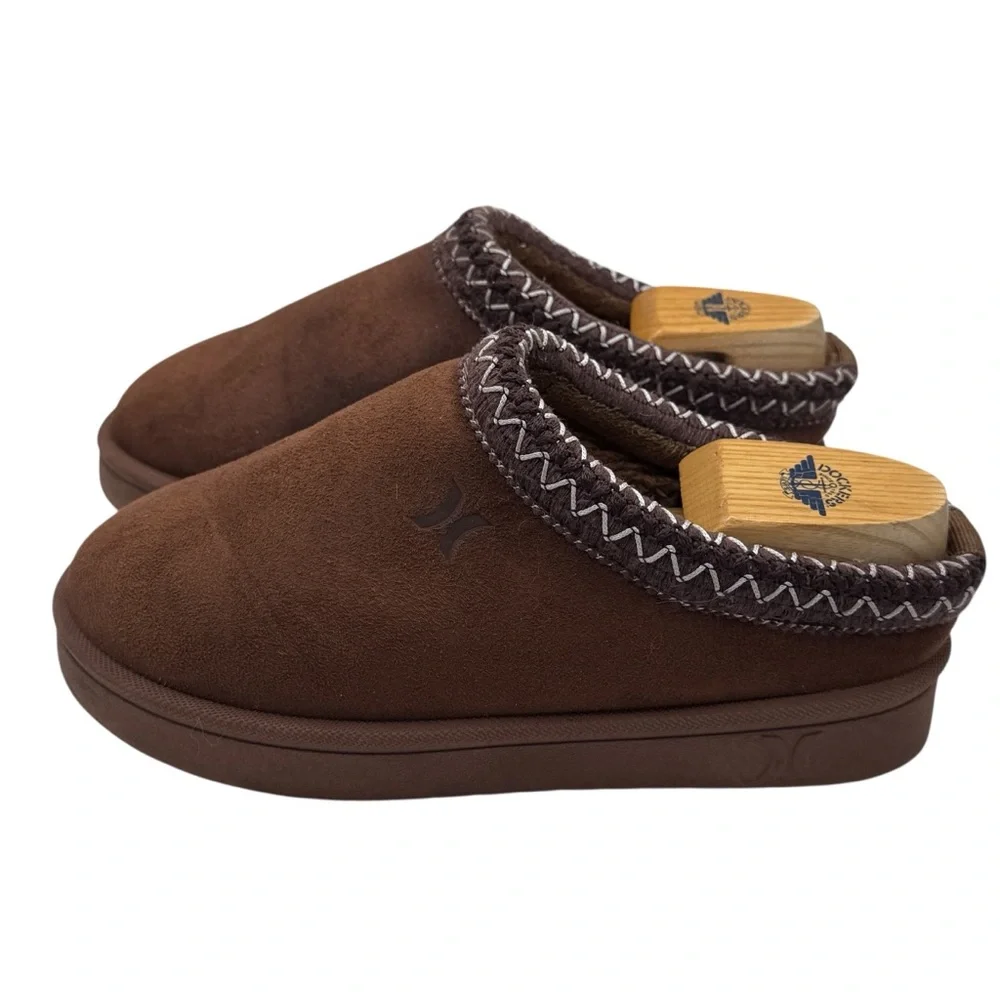 Hurley Brown Kids Slippers